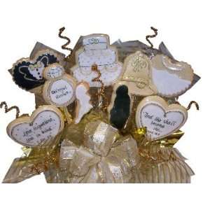    Blissfull Wishes Wedding Bouquet 9 Cookies: Everything Else