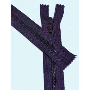   Zippers ~ Closed Bottom ~ 915 Purple Concord (3 Zippers / Pack) Arts