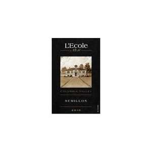  2010 LEcole No. 41 Semillon Columbia Valley 750ml 