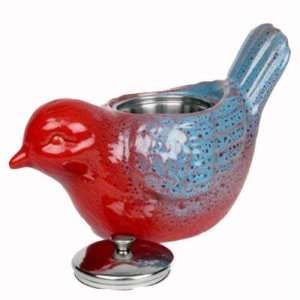  RED BREAST BIRD Fire Pot by Windflame: Patio, Lawn 