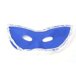  Blue Satin Lace Trimmed Mardi Gras Mask: Everything Else