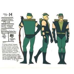  SuperFriends Green Arrow Framed Model Cel: Toys & Games