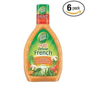 Wish Bone Deluxe French Dressing, 16 Ounce Bottles (Pack of 6):  