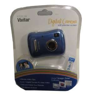  Vivitar Digital Camera  Blue: Camera & Photo