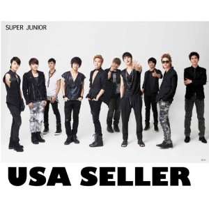 Super Junior plain white horiz POSTER 34 x 23.5 Superjunior SuJu 