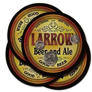 Larrow Beer and Ale Coaster Set: Kitchen & Dining
