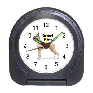  Great Dane Travel Alarm Clock: Home & Kitchen