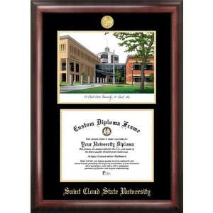  Saint Cloud University Gold Embossed Diploma Frame with 