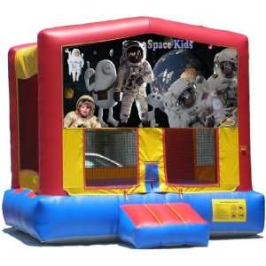  Space Bounce House Inflatable Jumper Art Panel Theme 