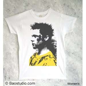  Fight Club Brad Pitt (Yellow)   Pop Art Graphic T shirt 