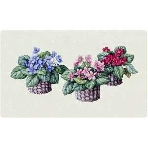 Bluegrass Woods Bacova Gardens 10091 Violet Baskets Residential Post