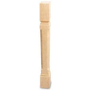 Hafele Hand Carved Post Traditional 3 1/2 inch W x 3 1/2 inch D x 34 1 