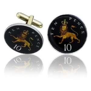  English 10 Pence Coin Cuff Links CLC CL626 Jewelry