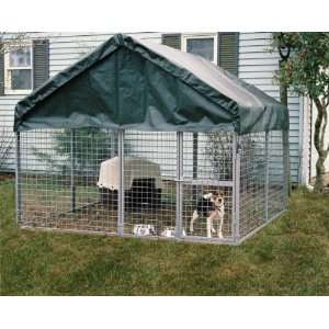  Wall Dimensions 8x8x45 Dog Kennel, Green Cover with 78 