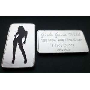  1 Troy Ounce 100 Mill .999 Fine Silver Girls Gone Wild #18 