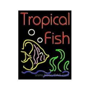  Tropical Fish Neon Sign 31 x 24: Home Improvement