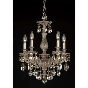   Milano Tuscan Five Light Up Lighting Chandelier from
