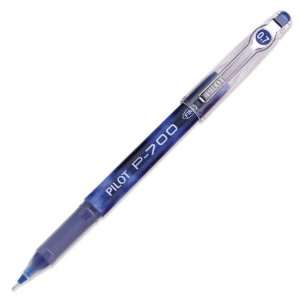  Pilot P 700 Roller Ball Stick Gel Pen, Fine, Blue Ink 