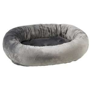  Bowsers Pet Products 11323 Donut Bed   Grey Teddy Pet 