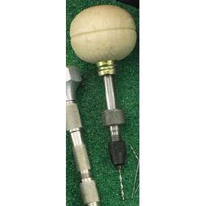  Wood Ball Swivel Head Pin Vise/Drill Set