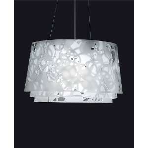 Collage pendant light   snow white, with glare guard, 110   125V (for 