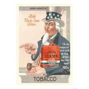 Take Uncle Sams Advice, Union Leader Tobacco World Culture Giclee 