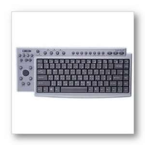    Eagle Touch PS/2 Office Media Mini Keyboard (Silver): Electronics