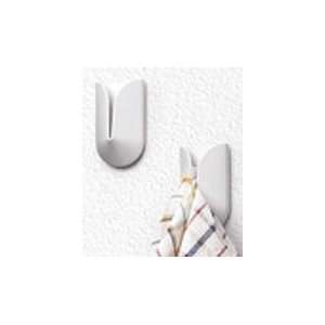  Spectrum 12900 Adhesive V Towel Holder, White: Home 