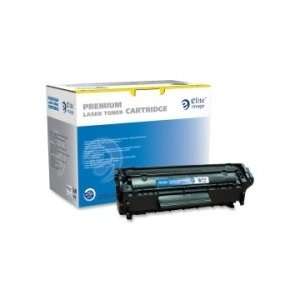   HP 12A Laser Toner Cartridge   Black   ELI75101 Electronics