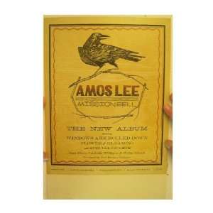  Amos Lee Poster Mission Bell 