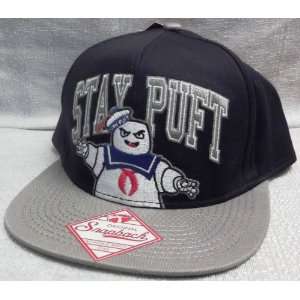 GHOSTBUSTERS STAY PUFT Embroidered Snapback Flatbill Baseball CAP/ HAT