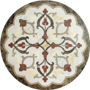   Rojo alicante Medallion Brown Medallion Series Polished Stone   18510