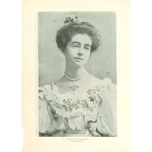  1896 Print Consuelo Duchess of Marlborough: Everything 