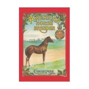  American Horse Breeder Christmas 1902 12x18 Giclee on 