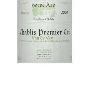  2009 Azo Chablis Vau de Vey 1er Cru 750ml Grocery & Gourmet Food