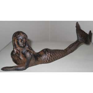  Iron Laying Mermaid Figure