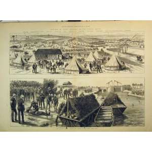   : 1882 War Kassassin Canal Boat Camp Soldiers Injured: Home & Kitchen