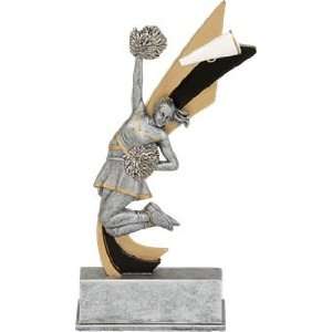  Cheerleader Live Action Resin Award Trophy: Sports 
