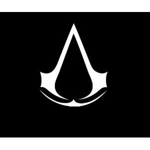  Assassins Creed logo Sticker Decal Peel and Stick White 