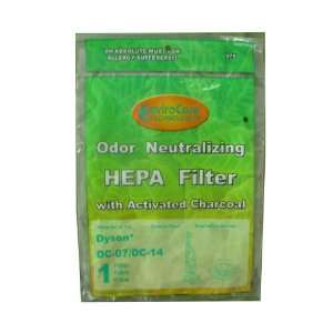  Motor Hepa Foam and Pleated micro Filter w/activated Charcoal, All 