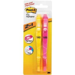  3m Post it Flag Highlighters, Pack of 2: Office Products