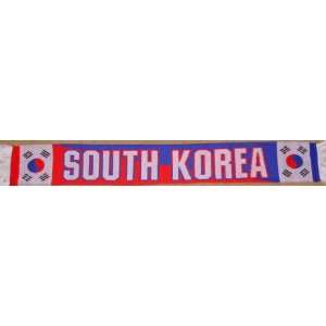 South Korea National Soccer Team   Fan Scarf:  Sports 