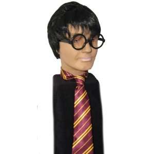  Harry Potter Wig, Glasses & Tie Fancy Dress Costume: Toys 