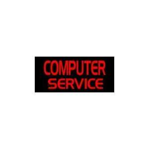  Computer Service Simulated Neon Sign 12 x 27: Home 