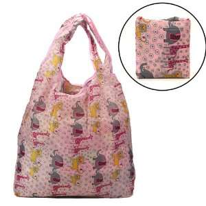 Elephant Pattern Reusable Trendy Fashion shopping Tote Bag / Eco 