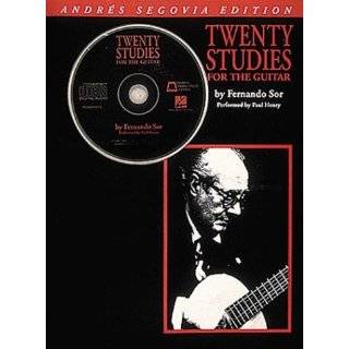 Andres Segovia   20 Studies for the Guitar Book/CD Pack Paperback by 