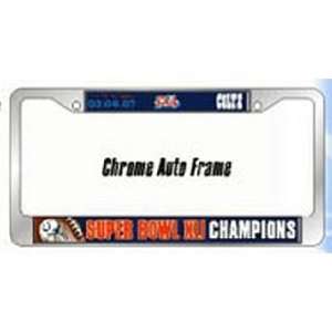   2007 Super Bowl Champions Chrome Auto Frame *SALE*: Sports & Outdoors