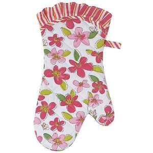  Kaydee Designs Sarahs Garden Pink Floral Oven Mitt