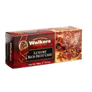 Walkers Luxury Rich Fruit Cake Carton 400g:  Grocery 