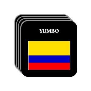  Colombia   YUMBO Set of 4 Mini Mousepad Coasters 